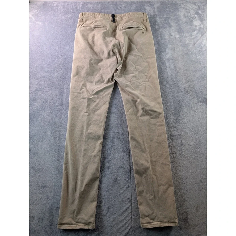 Rag & Bone Fit 2 Beige Chino Pants Mens 30 Slim Cotton Blend M1723O060BEI